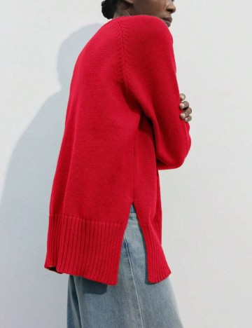 Pulover Shein, roșu