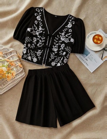 Compleu Shein Curve+, negru