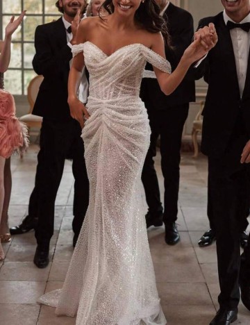 Rochie de ocazie și bridal Shein, alb