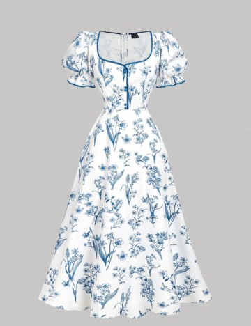 Rochie midi Shein, mix culori