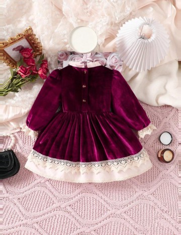 Rochie midi Shein, vișiniu