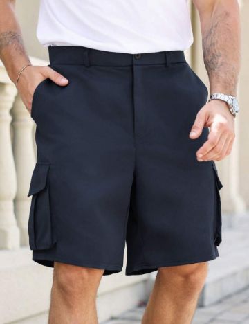 Pantaloni scurți Shein, albastru