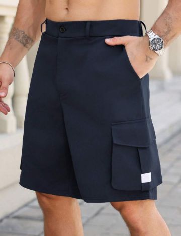 Pantaloni scurți Shein, albastru