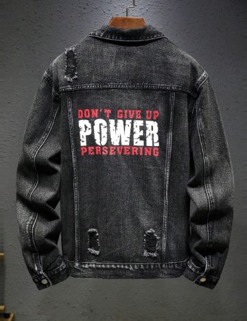 Jachetă De Blugi Shein, negru