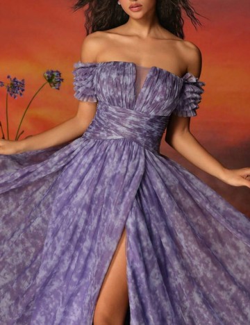 Rochie de ocazie Shein, mov