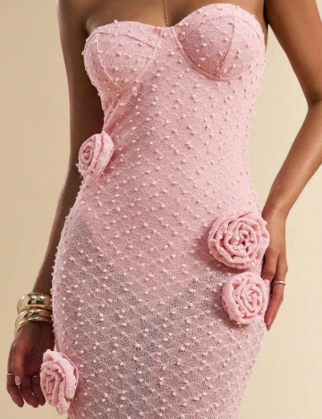 Rochie maxi Shein, roz