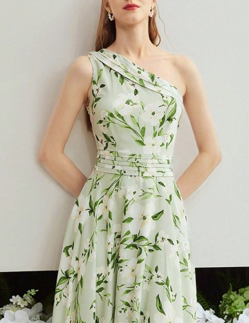 Rochie maxi Shein, verde