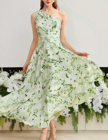 Rochie maxi Shein, verde