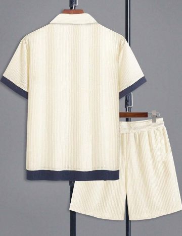 Compleu Shein MANFINITY, crem