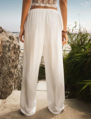 Pantaloni Shein, alb