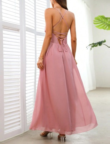 Rochie midi Shein, roz