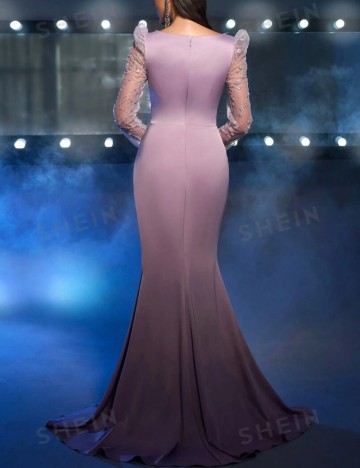 Rochie de ocazie Shein, mov