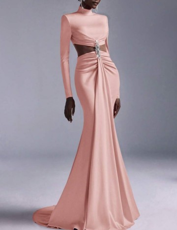 Rochie maxi Shein, roz