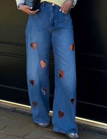 Jeans Shein, albastru