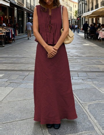 Compleu Shein, vișiniu