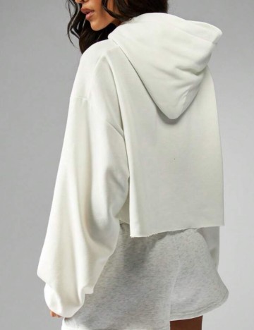 Hanorac Shein Missguided, alb