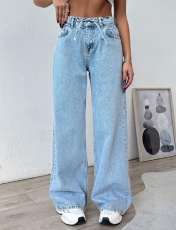 Jeans Shein, albastru