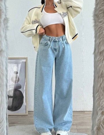 Jeans Shein, albastru