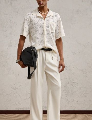 Cămașă Shein, crem