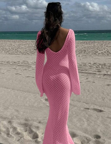 Rochie maxi Shein, roz