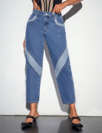 Jeans Shein, albastru