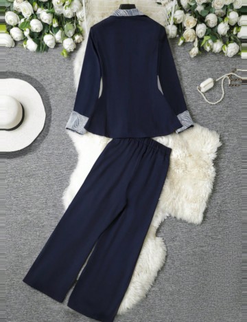 Compleu Shein Curve+, bleumarin