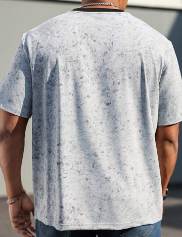 Tricou Shein MANFINITY, gri