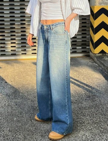 Jeans Shein, albastru