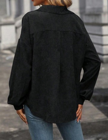 Cămașă raiat Shein, negru