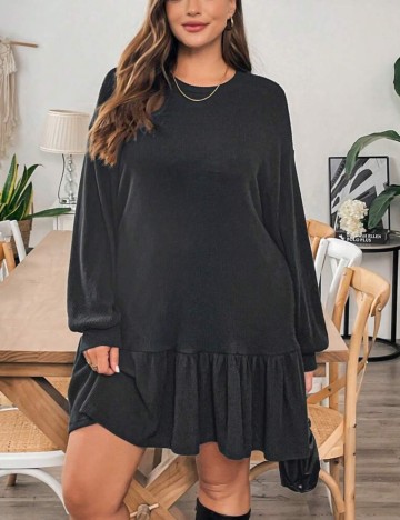 Rochie mini Shein Curve+, negru