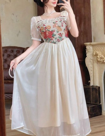 Rochie maxi Shein, bej