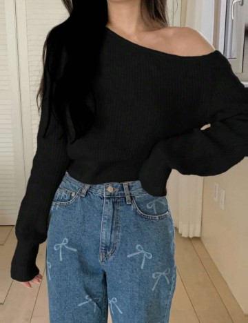 Pulover Shein, negru