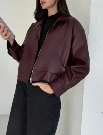 Jachetă Shein, vișiniu