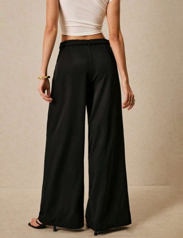 Pantaloni Shein Po&eacute;selle, negru