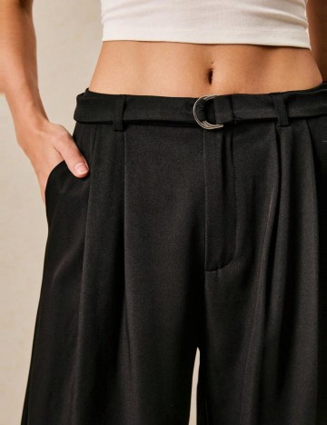 Pantaloni Shein Po&eacute;selle, negru