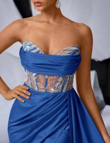 Rochie de ocazie Shein, albastru