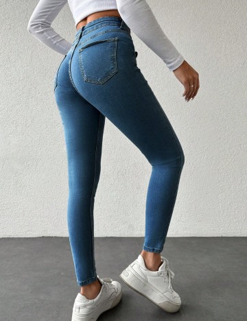 Jeans Shein, albastru