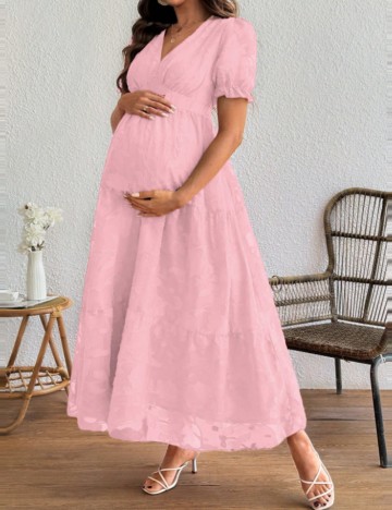 Rochie maxi Shein, roz