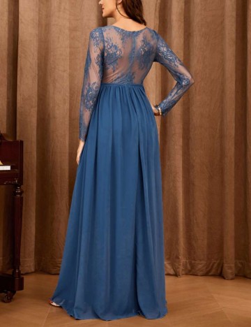 Rochie maxi Shein, albastru