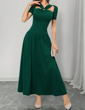 Rochie maxi Shein, verde