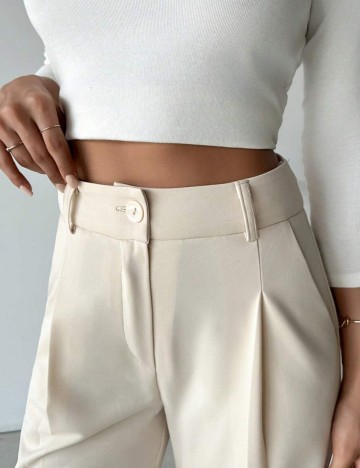 Pantaloni Shein, crem