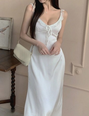 Rochie maxi Shein, alb