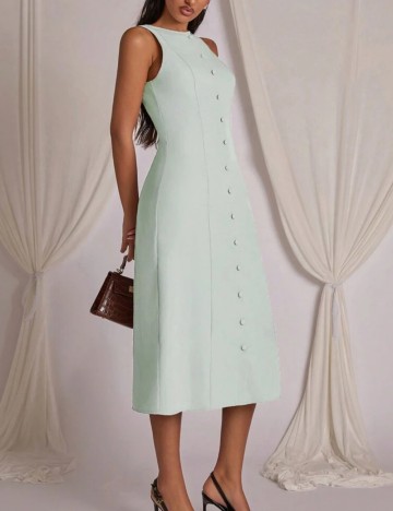 Rochie midi Shein, verde