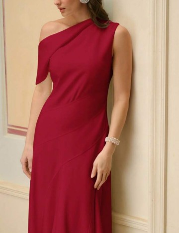 Rochie midi Shein MOTF, roșu