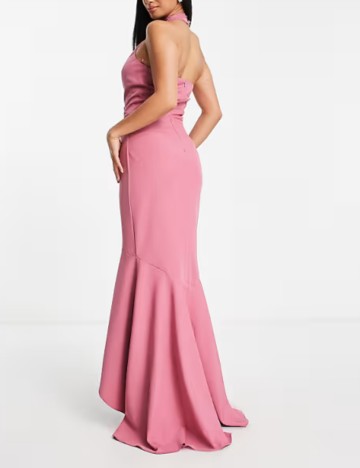 Rochie midi Little Mistress, roz