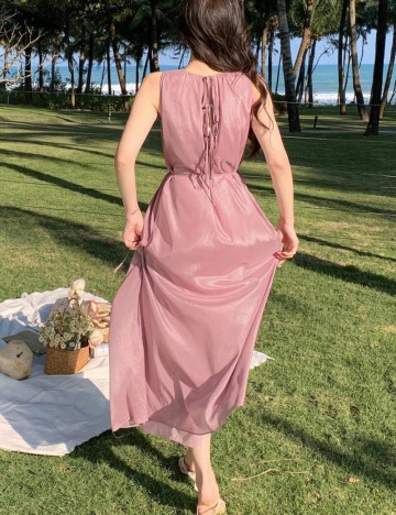 Rochie maxi Shein, roz