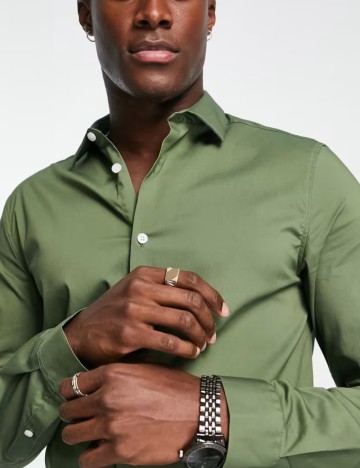 Cămașă ASOS, kaki