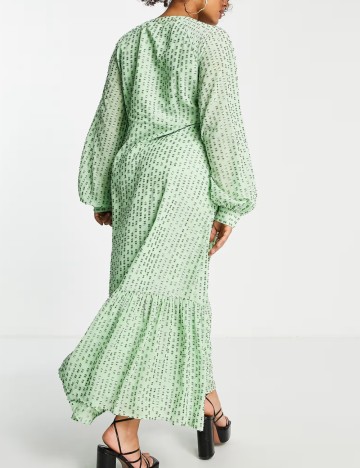 Rochie maxi ASOS, verde