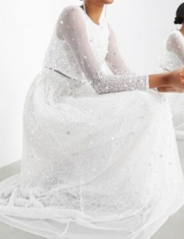 Rochie de ocazie și bridal ASOS, alb