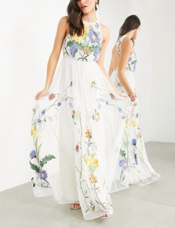 Rochie maxi ASOS, mix culori